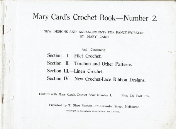 Crochet Book no.2 title